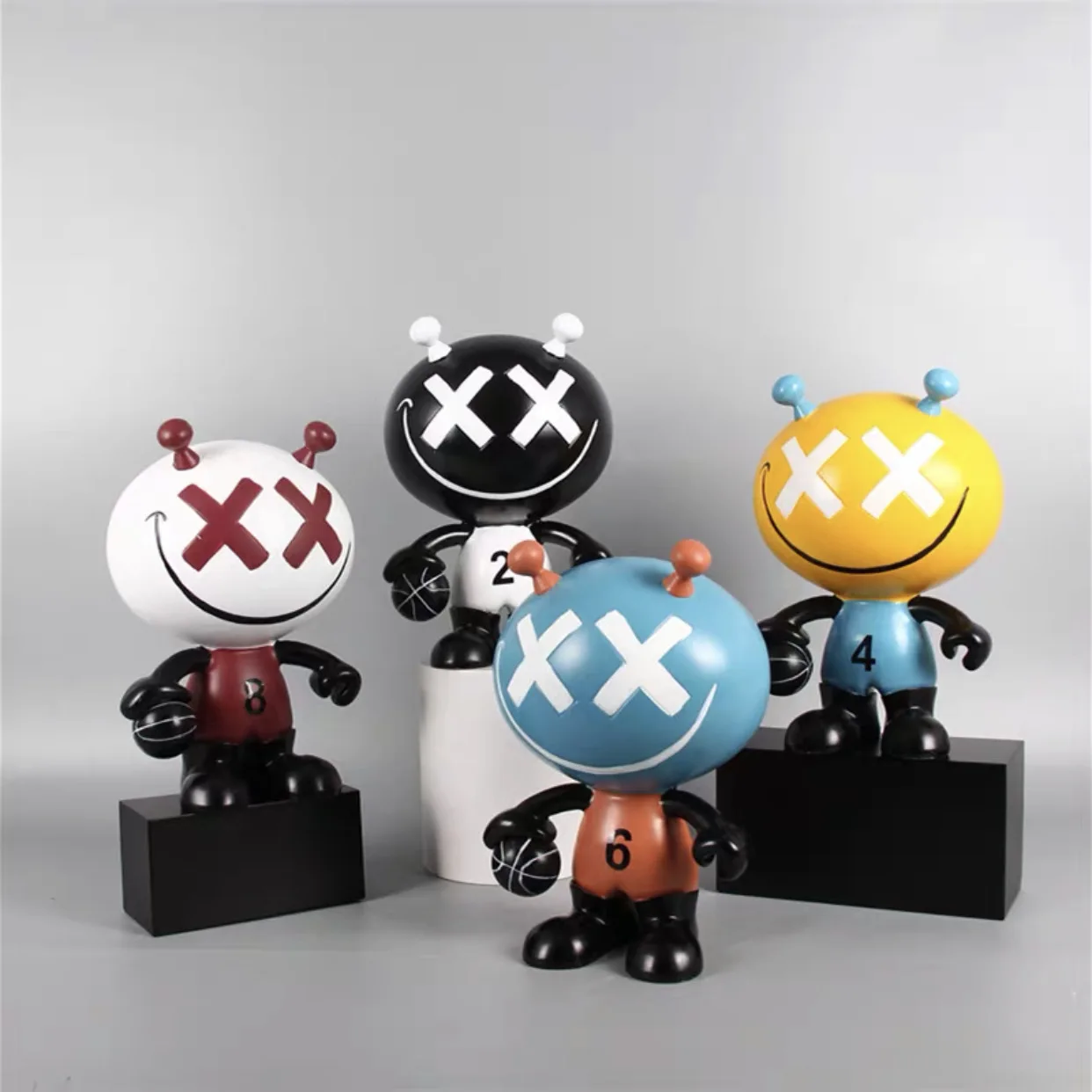 Modern minimalist creative abstract color cartoon sculpture children's room resin art soft decoration
Modern minimalist creative abstract color cartoon sculpture children's room resin art soft decoration