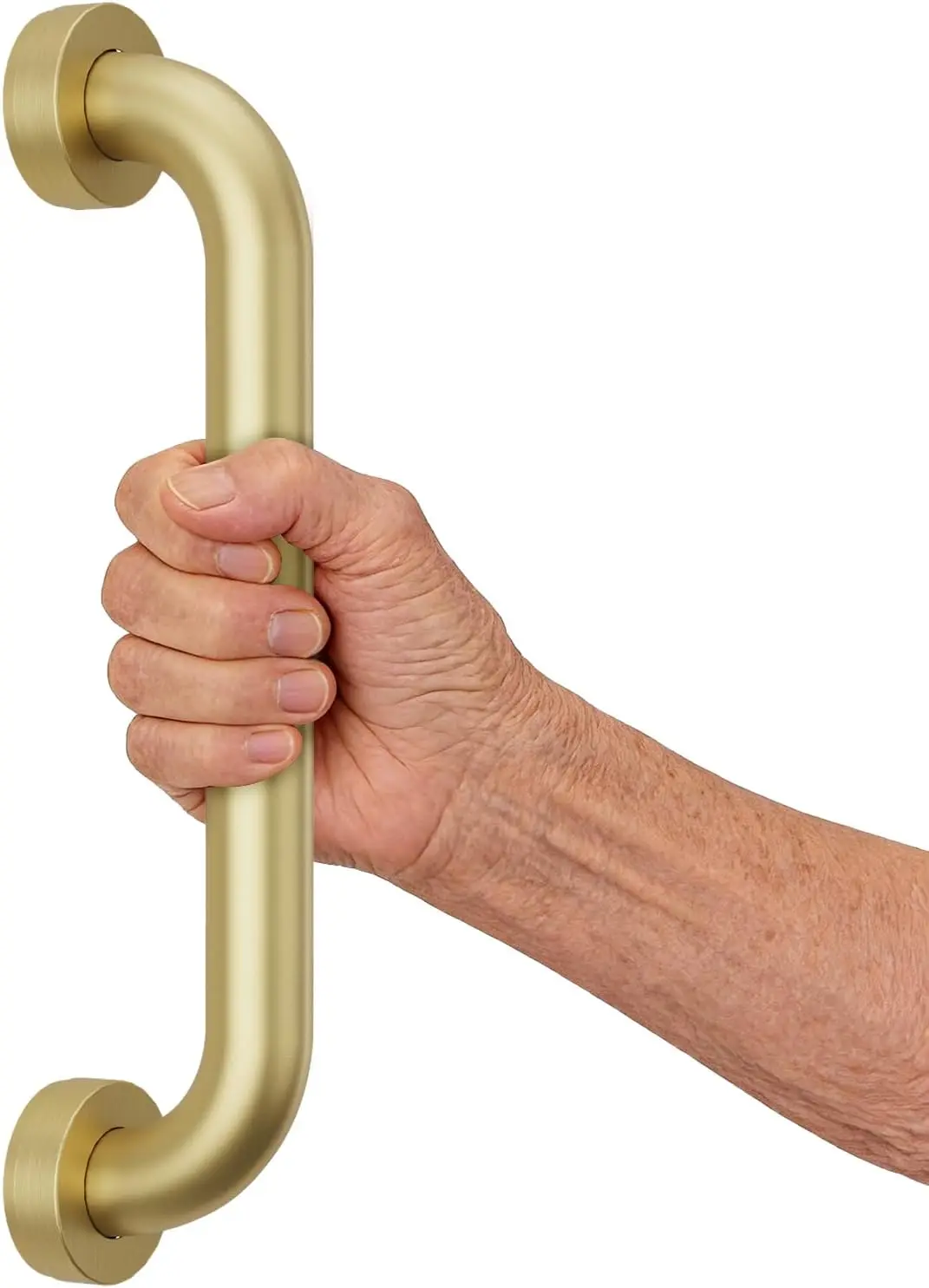 16 Inch Anti-Slip Shower Grab Bar, Brushed Gold Bathroom Safety Rail for Elderly & Handicap Support
16 Inch Anti-Slip Shower Grab Bar, Brushed Gold Bathroom Safety Rail for Elderly & Handicap Support