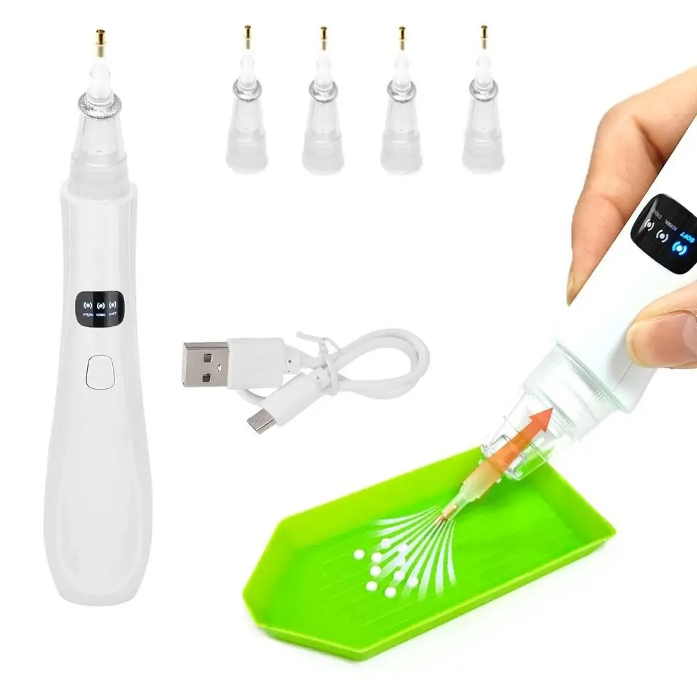 Portable Automatic Diamond Painting Pen Wireless DIY Electric Diamond Painting Pen Adjustable Suction Mode 4 Replacement Tips
Portable Automatic Diamond Painting Pen Wireless DIY Electric Diamond Painting Pen Adjustable Suction Mode 4 Replacement Tips