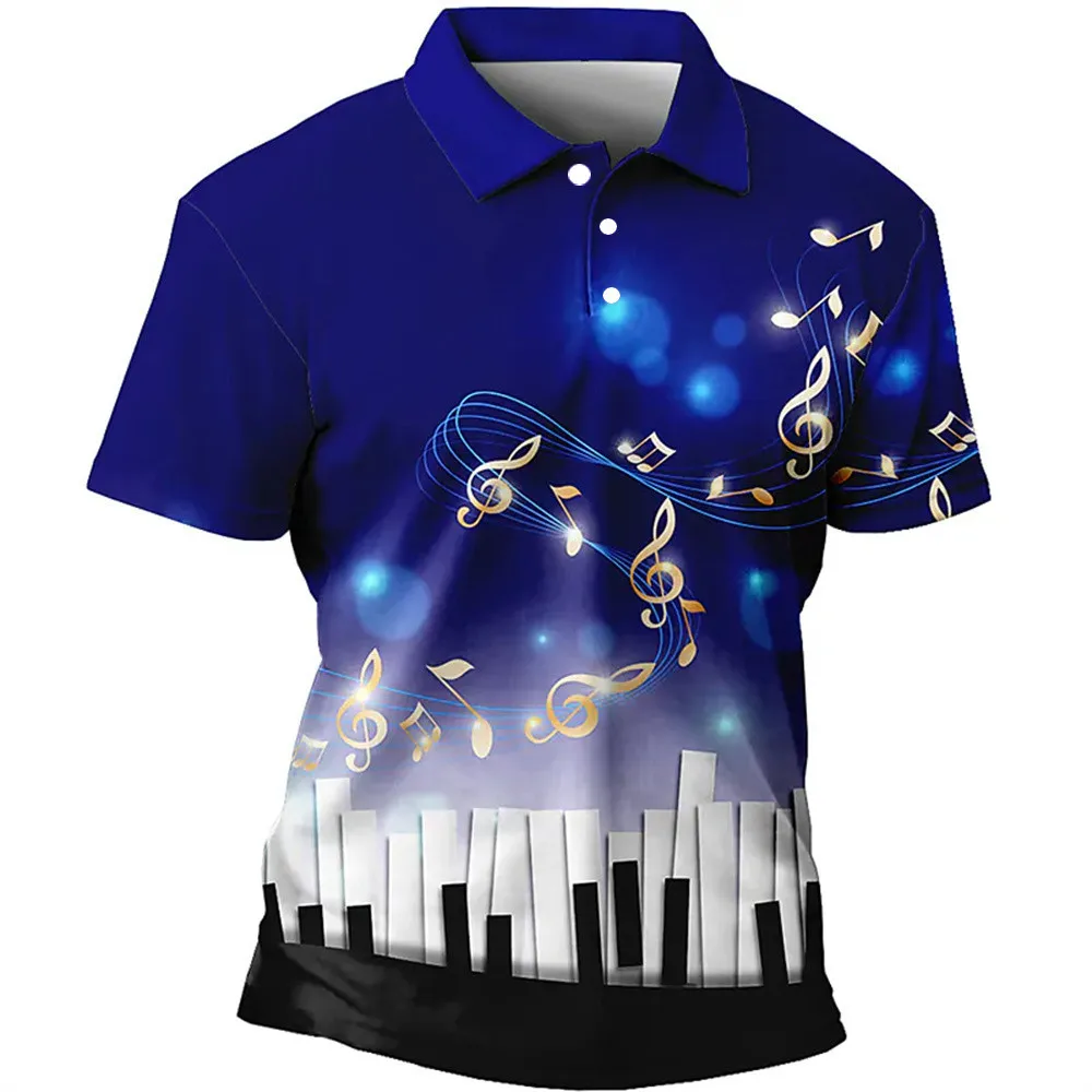 Colorful Music Notation Pattern 3D Printed Stripes Polo Shirt For Men Short Sleeve Tees Summer Lapel Tops Oversized T-Shirts
Colorful Music Notation Pattern 3D Printed Stripes Polo Shirt For Men Short Sleeve Tees Summer Lapel Tops Oversized T-Shirts
