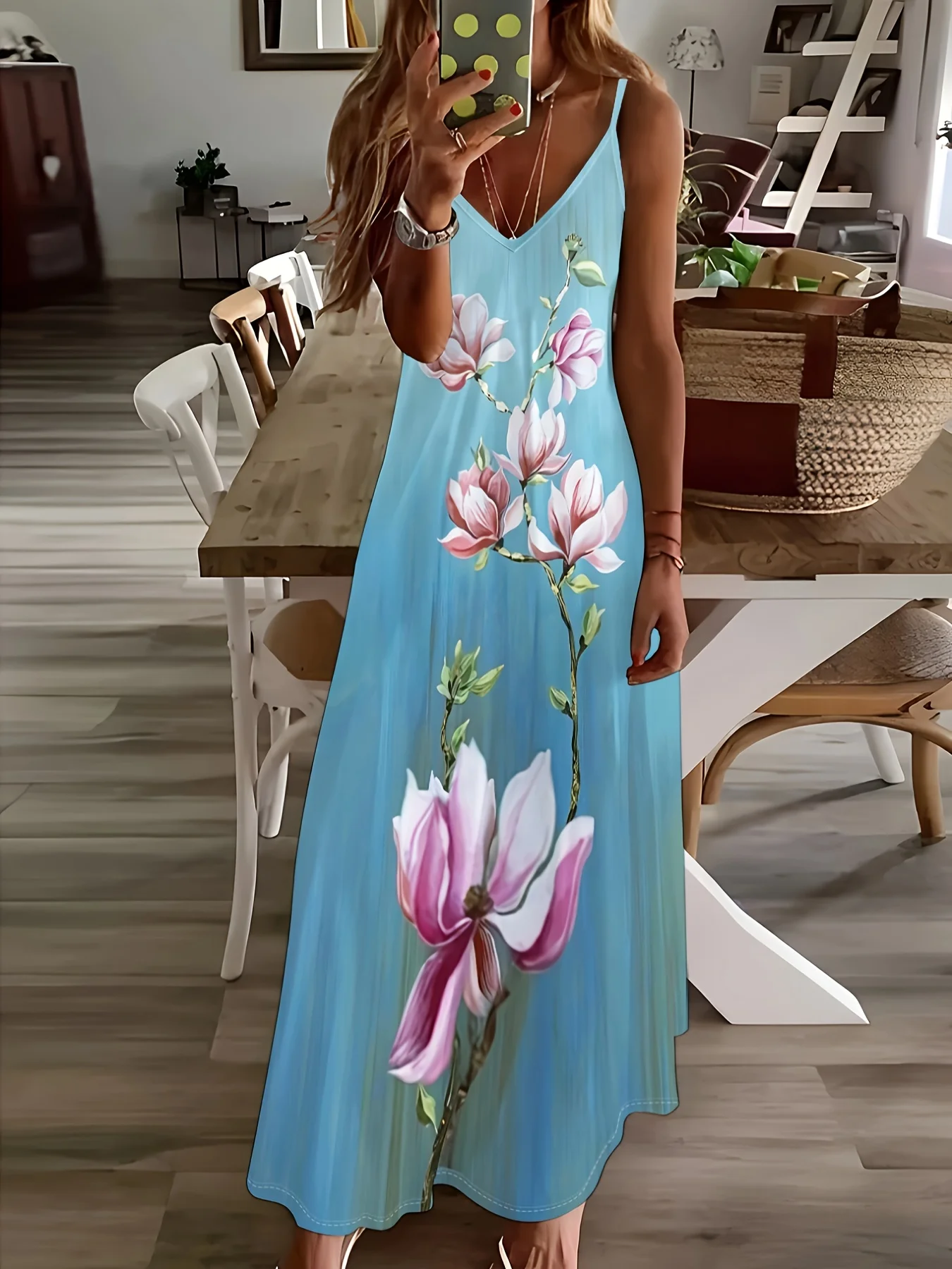 Printed Design Casual Statement Floral Print Slip Dress
Printed Design Casual Statement Floral Print Slip Dress