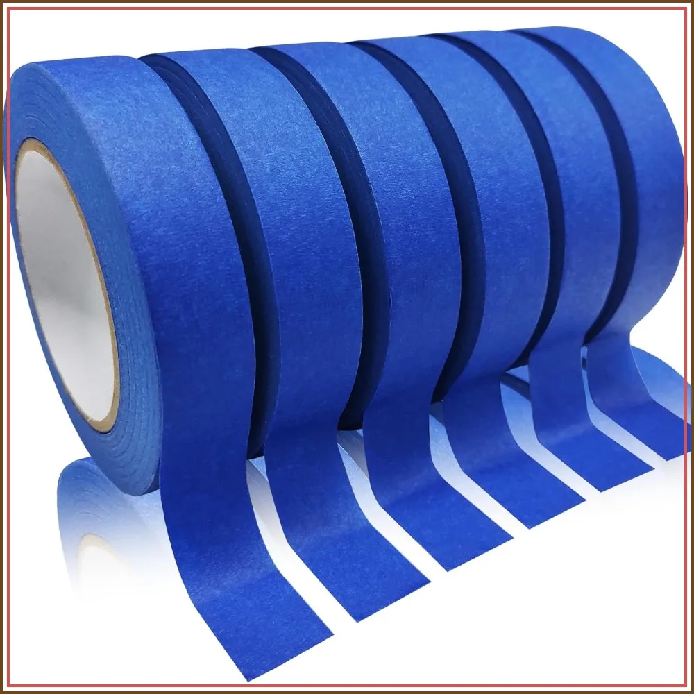 Blue Painter's Tape, 0.94in x 60.1yd, 6 Rolls, No Residue, Multi-Purpose Masking Tape for Painting, Crafts, Labeling
Blue Painter's Tape, 0.94in x 60.1yd, 6 Rolls, No Residue, Multi-Purpose Masking Tape for Painting, Crafts, Labeling