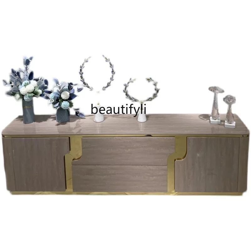 AItalian light luxury solid wood TV cabinet living room post-modern Hong Kong minimalist floor cabinet furniture
AItalian light luxury solid wood TV cabinet living room post-modern Hong Kong minimalist floor cabinet furniture