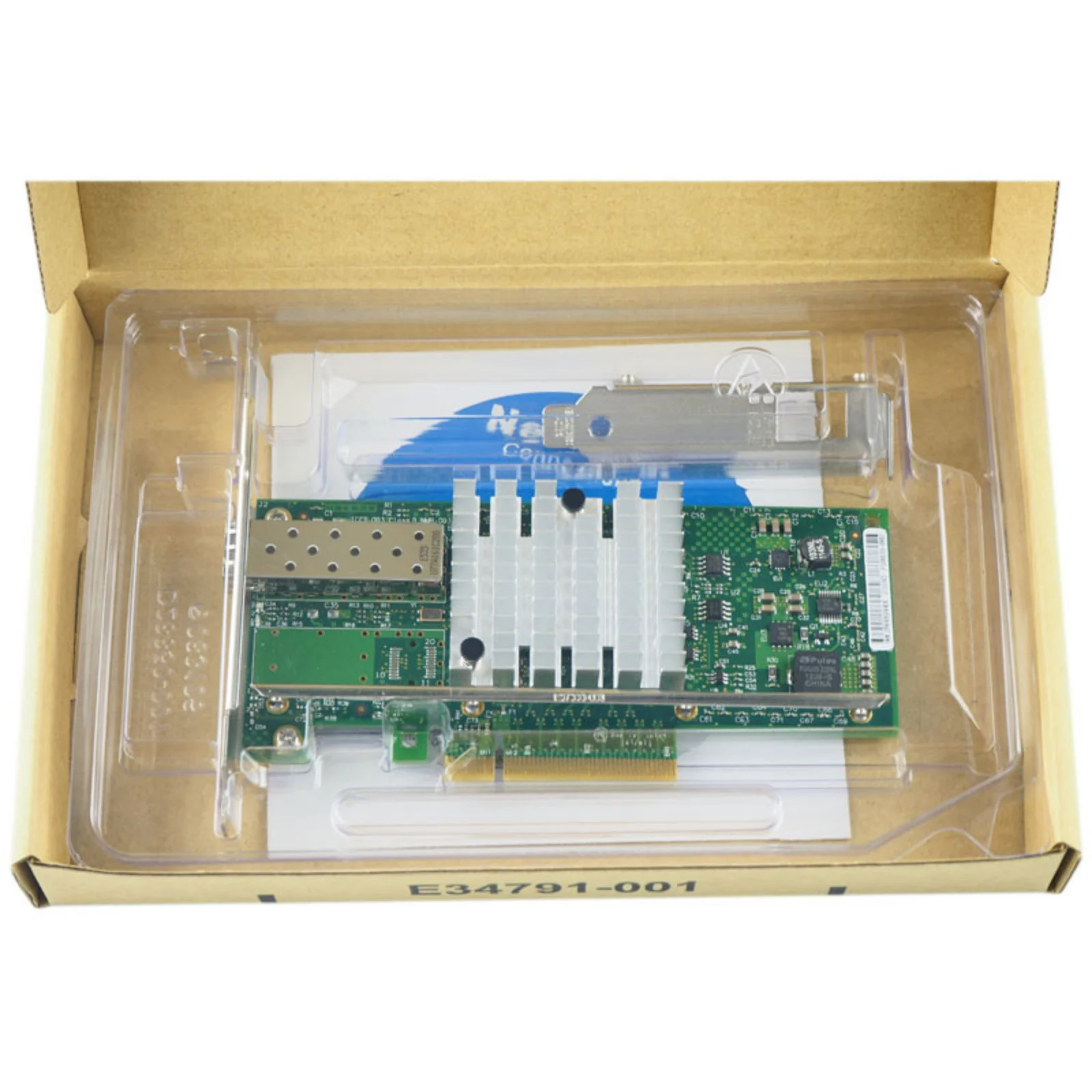 X520-DA1 10GbE SFP+ PCIe X8 Network Card, 10Gbps Ethernet Server Adapter w/Low Profile Bracket for Windows/Linux/VMware
X520-DA1 10GbE SFP+ PCIe X8 Network Card, 10Gbps Ethernet Server Adapter w/Low Profile Bracket for Windows/Linux/VMware