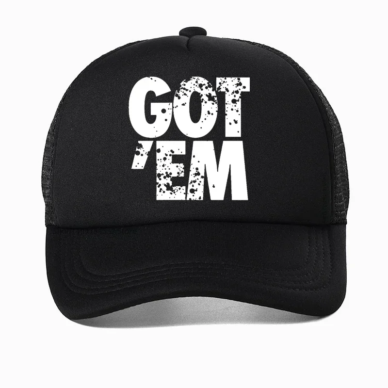 Got Em funny men baseball cap summer fashion Mesh Breathable Trucker hats Adjustable Snapback hat Casquette
Got Em funny men baseball cap summer fashion Mesh Breathable Trucker hats Adjustable Snapback hat Casquette