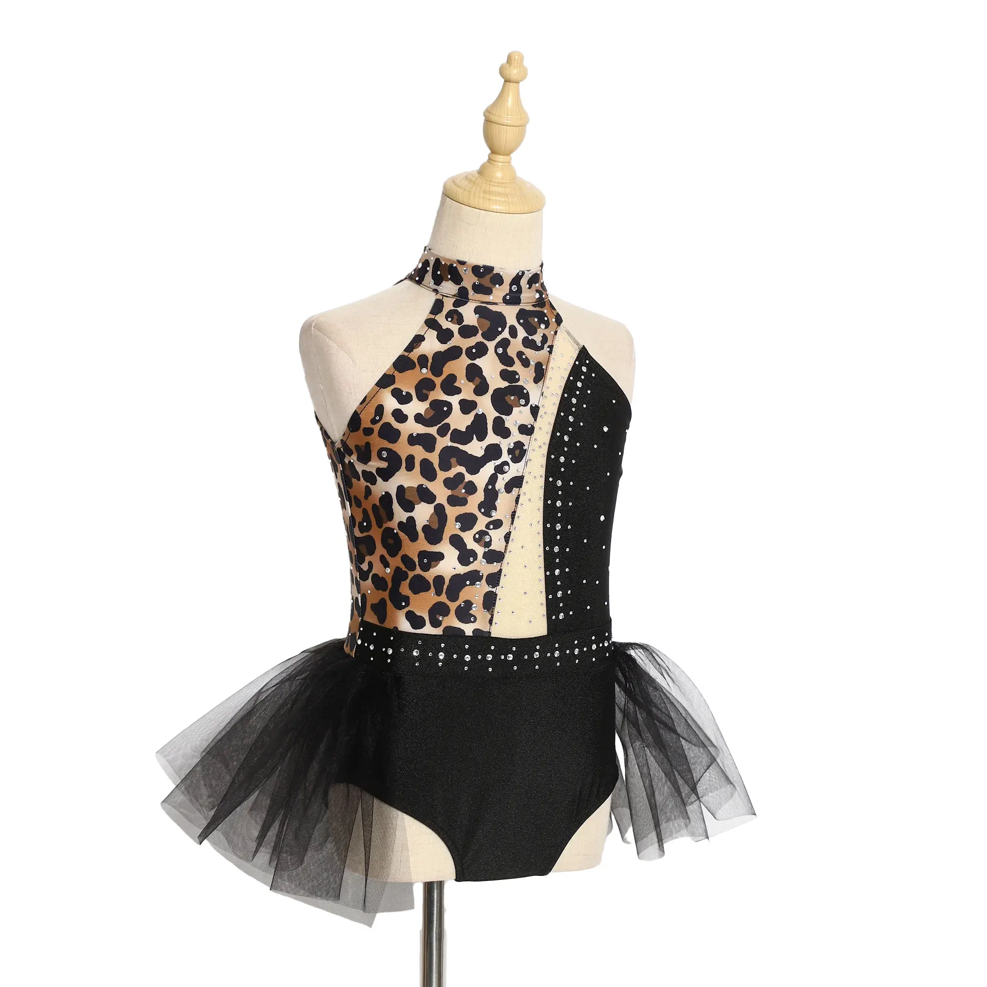 Girls Ballet Skating Jazz Latin Dance Performance Costume Halloween Caveman Costume Gymnastics Rhinestones Mesh Skirted Leotard
Girls Ballet Skating Jazz Latin Dance Performance Costume Halloween Caveman Costume Gymnastics Rhinestones Mesh Skirted Leotard