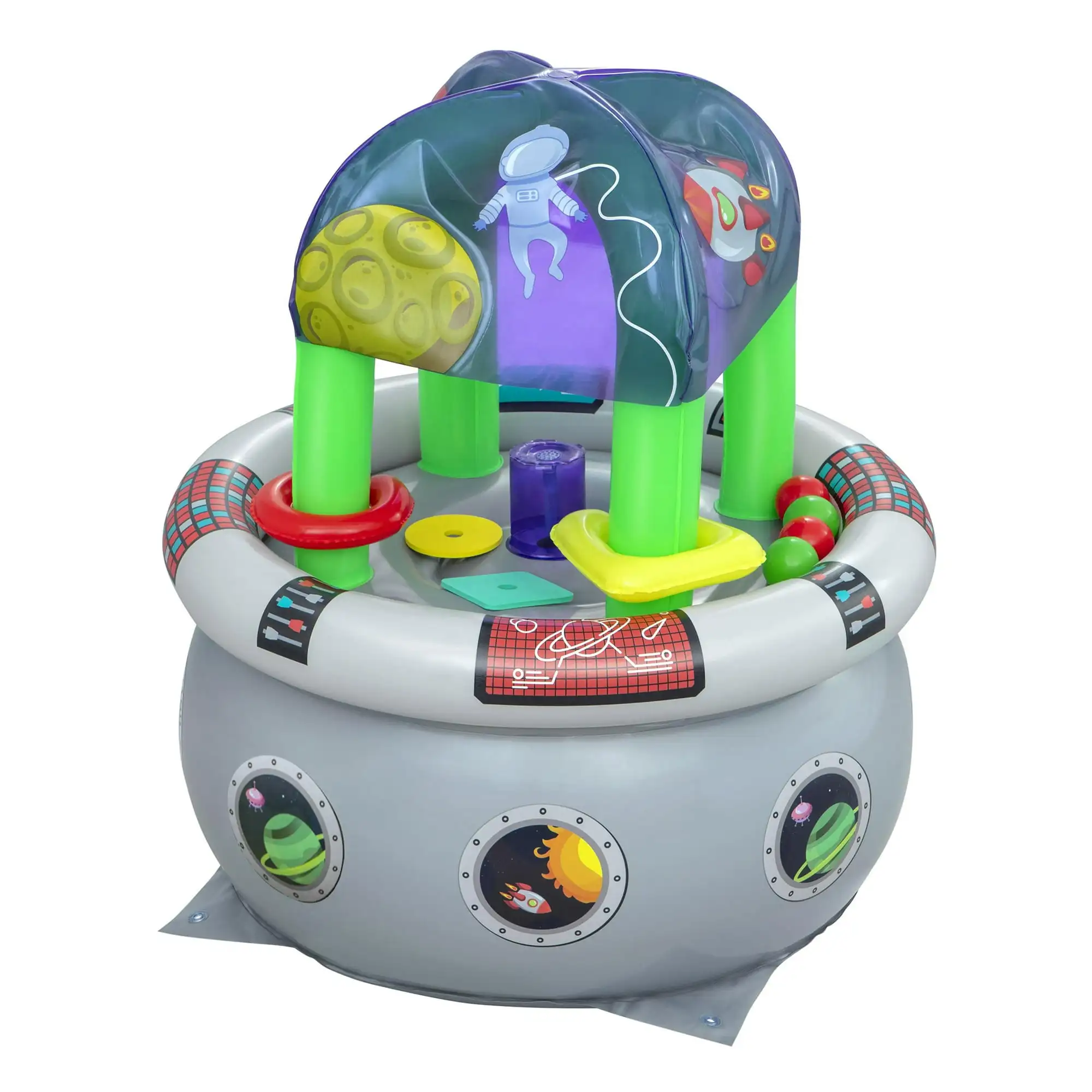 Play Day Mesa Freática Inflatable para Niños Estación Espacial 30 x 30 x 35 дюймов
Play Day Mesa Freática Inflatable para Niños Estación Espacial 30 x 30 x 35 дюймов