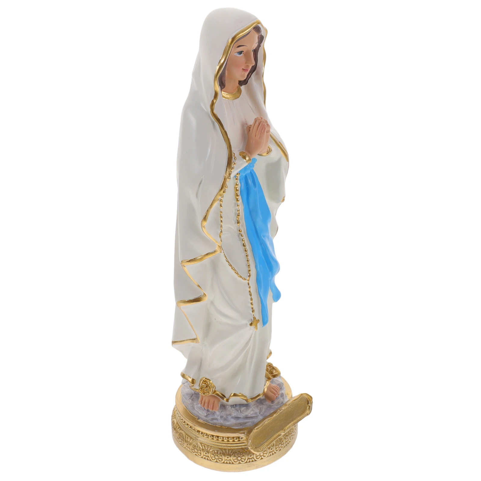 Virgin Statue Resin Decoration Desktop Adornment nament Religious Beliefs Safe Compact Size Long Time Use
Virgin Statue Resin Decoration Desktop Adornment nament Religious Beliefs Safe Compact Size Long Time Use