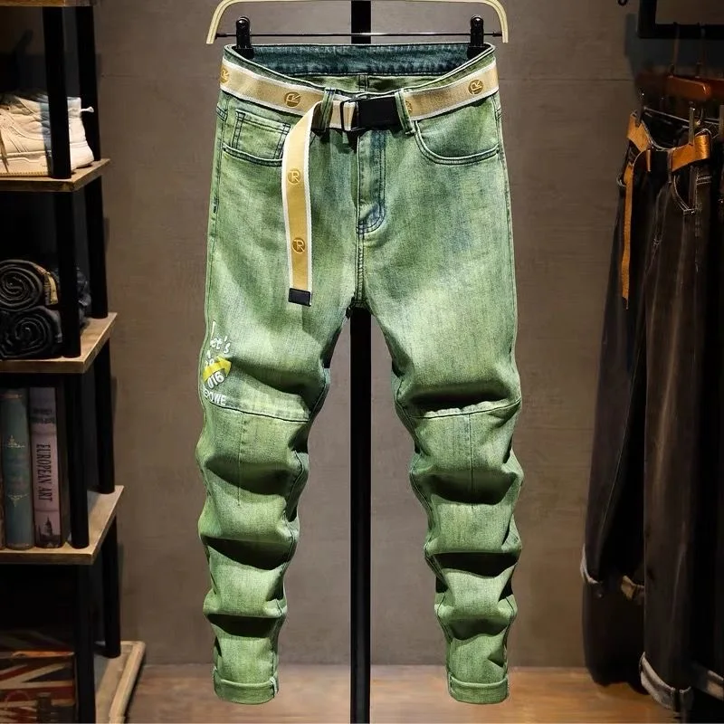 2024 Spring and Autumn New Fashion Solid Color Soft Comfortable Elastic Small Legs Men's Casual Breathable High-Quality Jeans
2024 Spring and Autumn New Fashion Solid Color Soft Comfortable Elastic Small Legs Men's Casual Breathable High-Quality Jeans