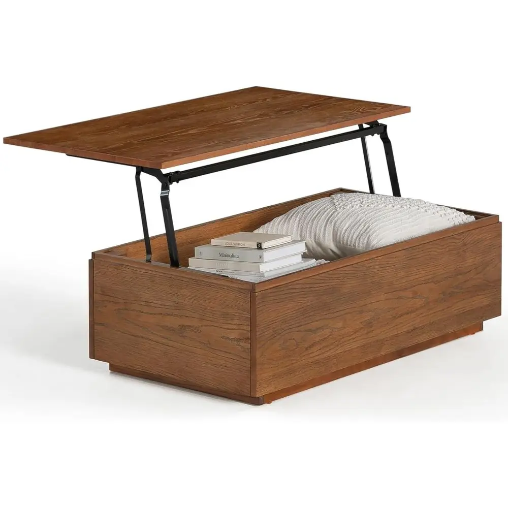 Space-Saving Storage Coffee Table for Living Room, Work & Dining, Brown
Space-Saving Storage Coffee Table for Living Room, Work & Dining, Brown