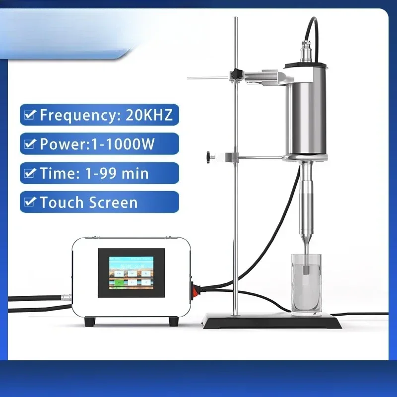 20K ultrasonic cell disruptor laboratory tissue pulverization and traditional Chinese medicine emulsification extraction
20K ultrasonic cell disruptor laboratory tissue pulverization and traditional Chinese medicine emulsification extraction