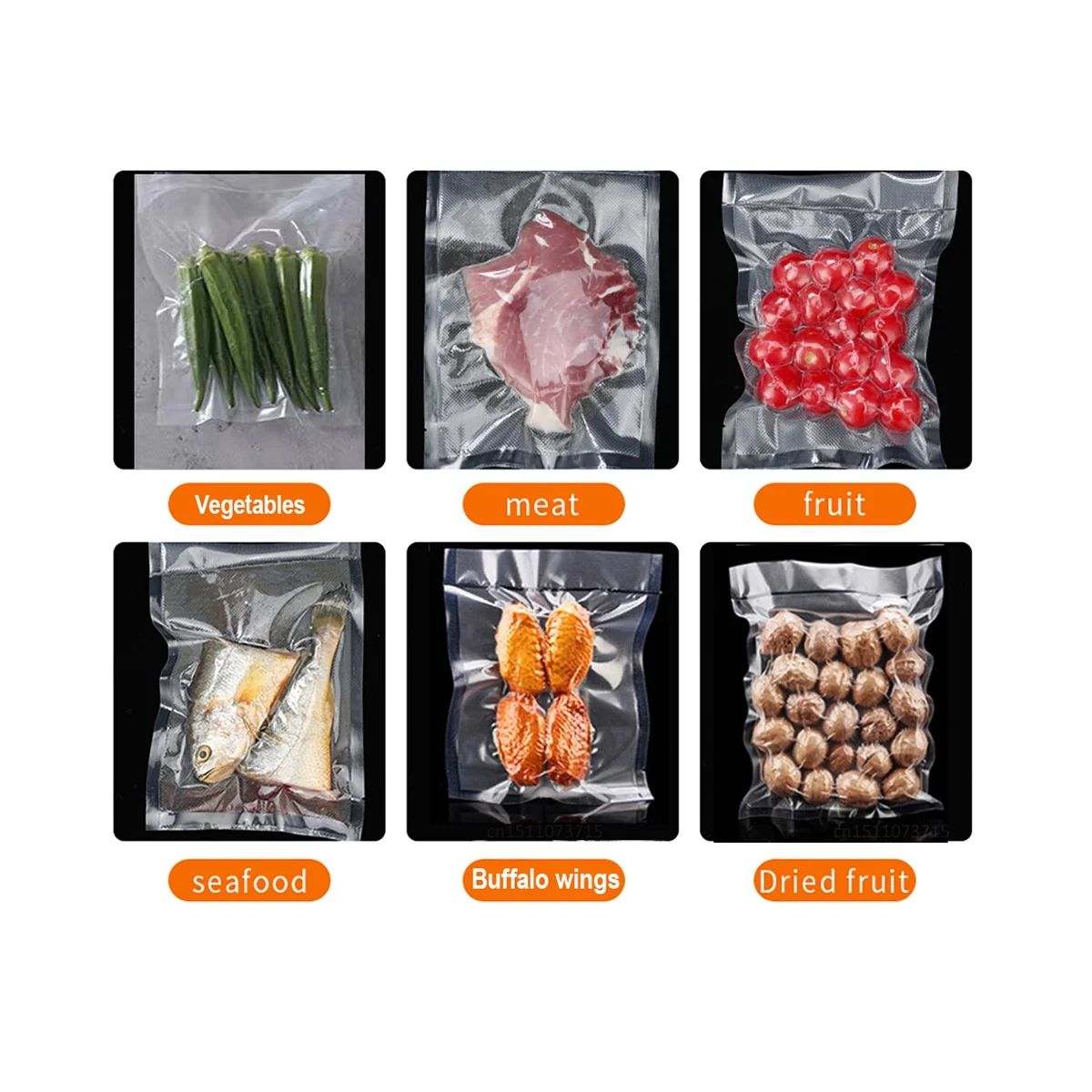 Vacuum Sealer for Food Vacuum Packaging Machine Automatic Household Food Vacuum Sealing EU Plug Black
Vacuum Sealer for Food Vacuum Packaging Machine Automatic Household Food Vacuum Sealing EU Plug Black