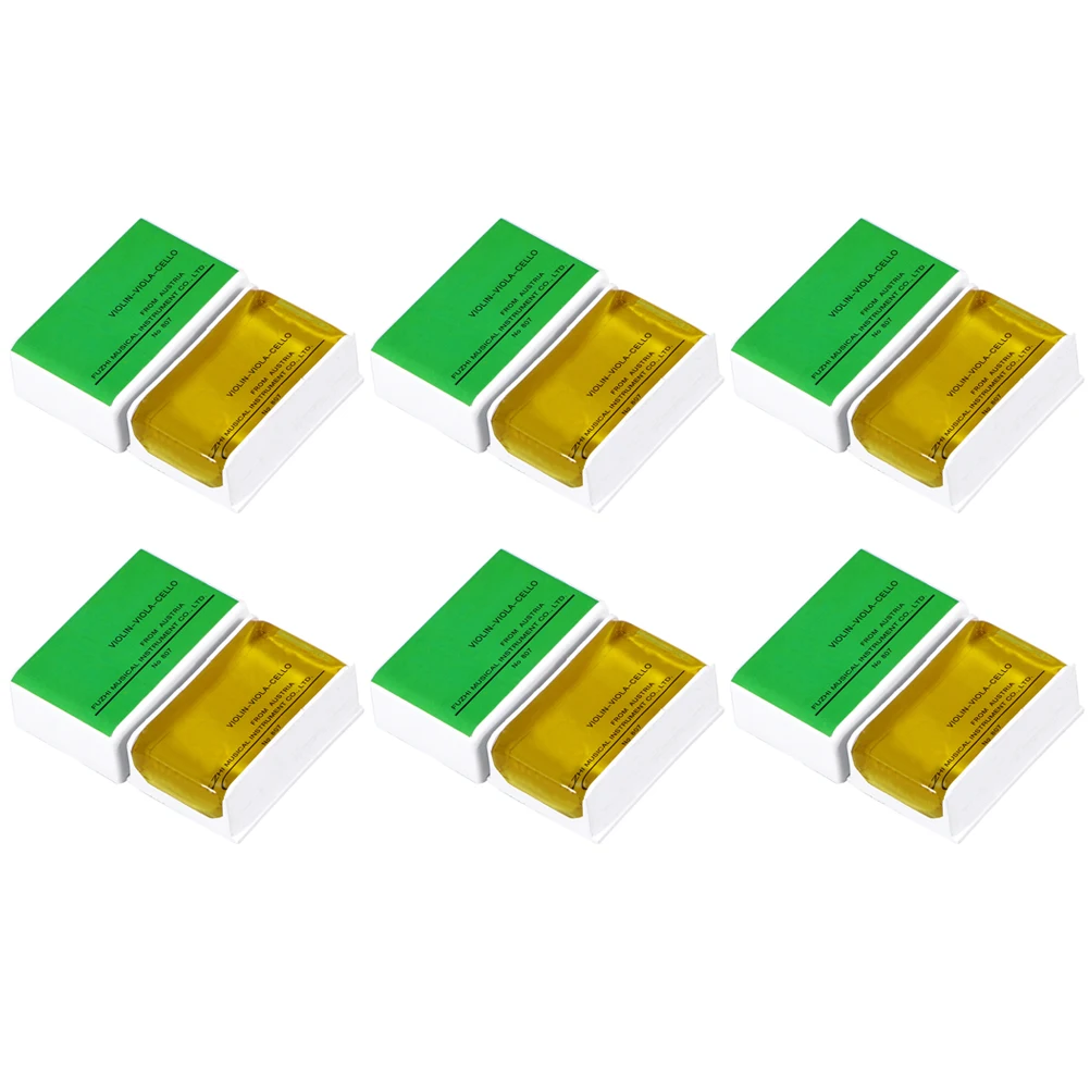 6 Pcs Block for Violin Viola Cello Rosin For Viola Erhu Performance String Instrument Accessory
6 Pcs Block for Violin Viola Cello Rosin For Viola Erhu Performance String Instrument Accessory