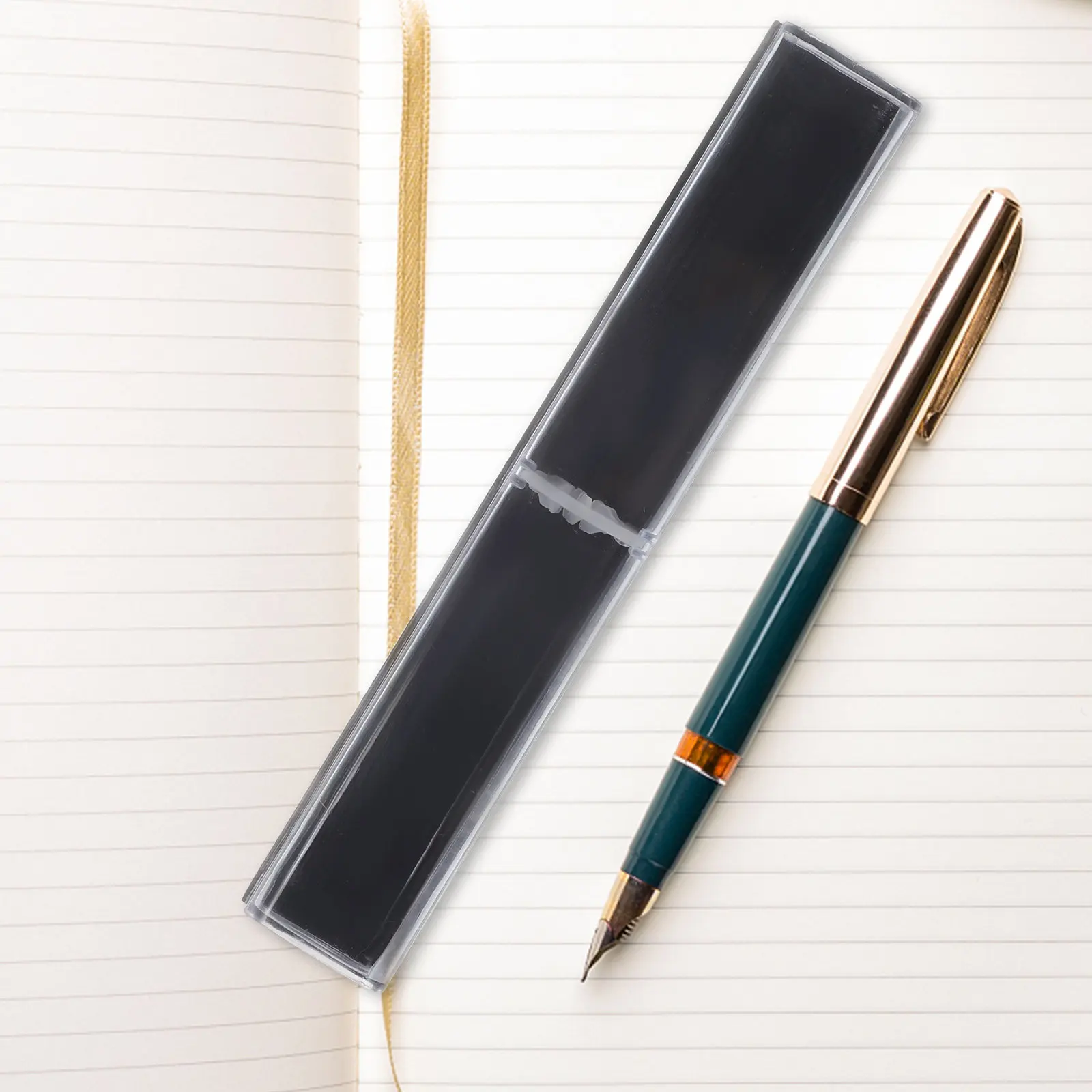 12Pcs Plastic Pen Boxes Transparent Pencil Cases Compact Pen Storage Case Gift Boxes for Fountain Pens Stationery Storage
12Pcs Plastic Pen Boxes Transparent Pencil Cases Compact Pen Storage Case Gift Boxes for Fountain Pens Stationery Storage