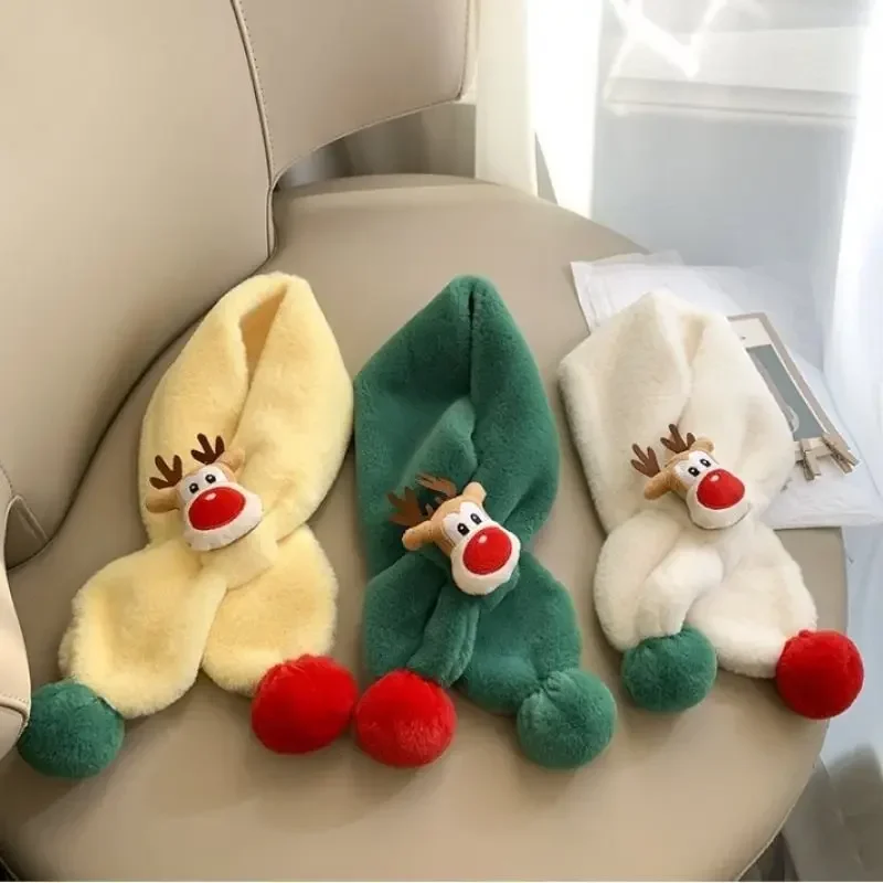 Children's Christmas scarves, warm and cute autumn and winter deer scarves, windproof scarves for boys and girls, baby plush
Children's Christmas scarves, warm and cute autumn and winter deer scarves, windproof scarves for boys and girls, baby plush