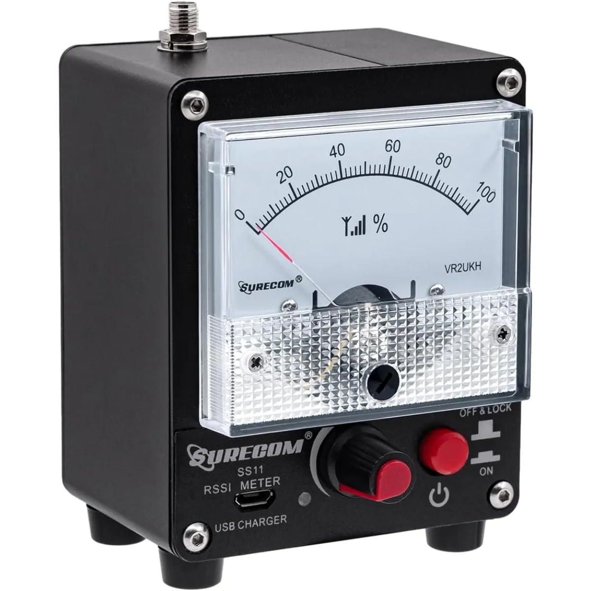 SS11 High Sensitivity RSSI Meter RF Field Strength Power Tester with Antenna 100KHz-3000MHz RF Signal Detector for HAM Radio
SS11 High Sensitivity RSSI Meter RF Field Strength Power Tester with Antenna 100KHz-3000MHz RF Signal Detector for HAM Radio