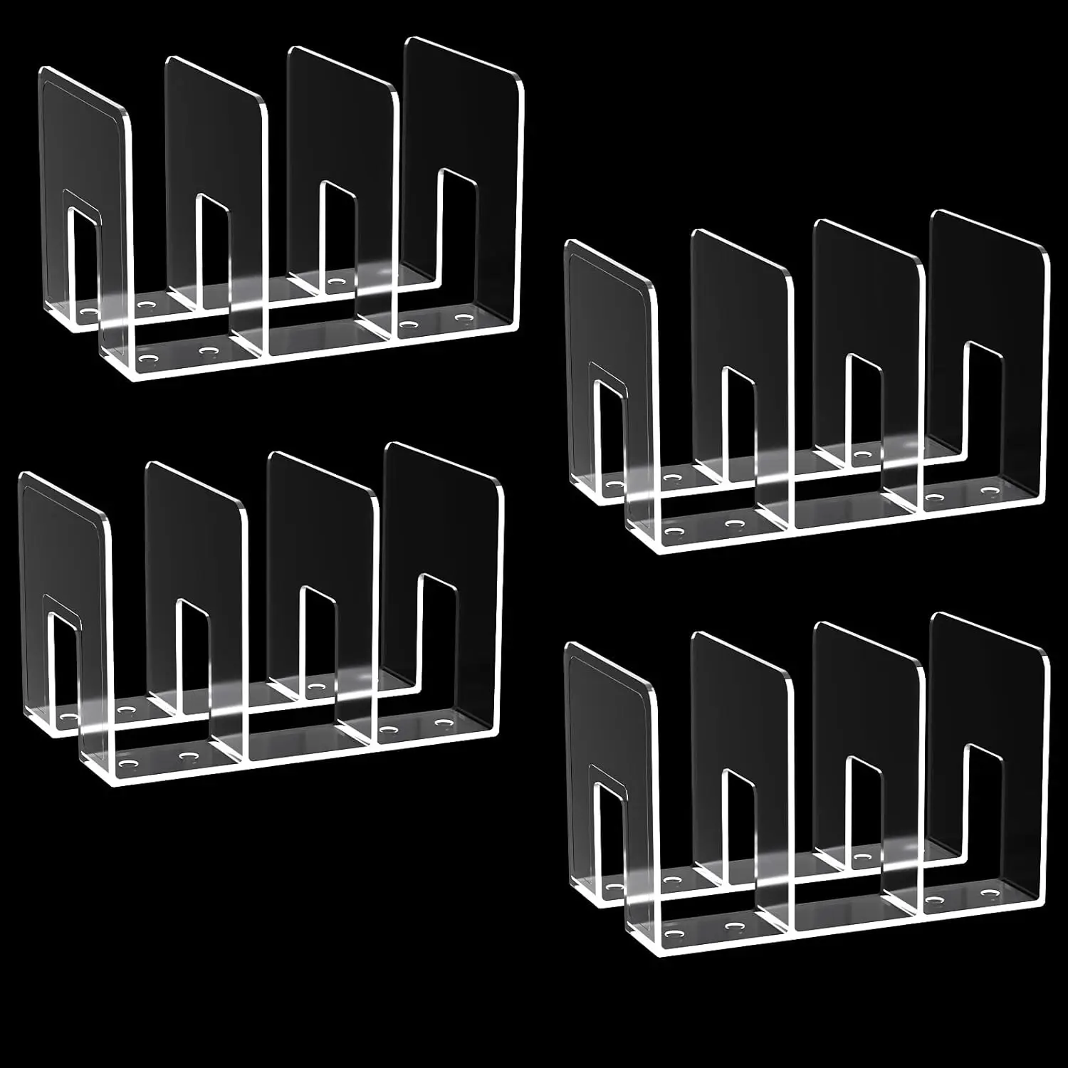 4PCS purse organizer for closet,book holder,acrylic desk file organizer,clutch divider,desk accessories workspace organizers
4PCS purse organizer for closet,book holder,acrylic desk file organizer,clutch divider,desk accessories workspace organizers
