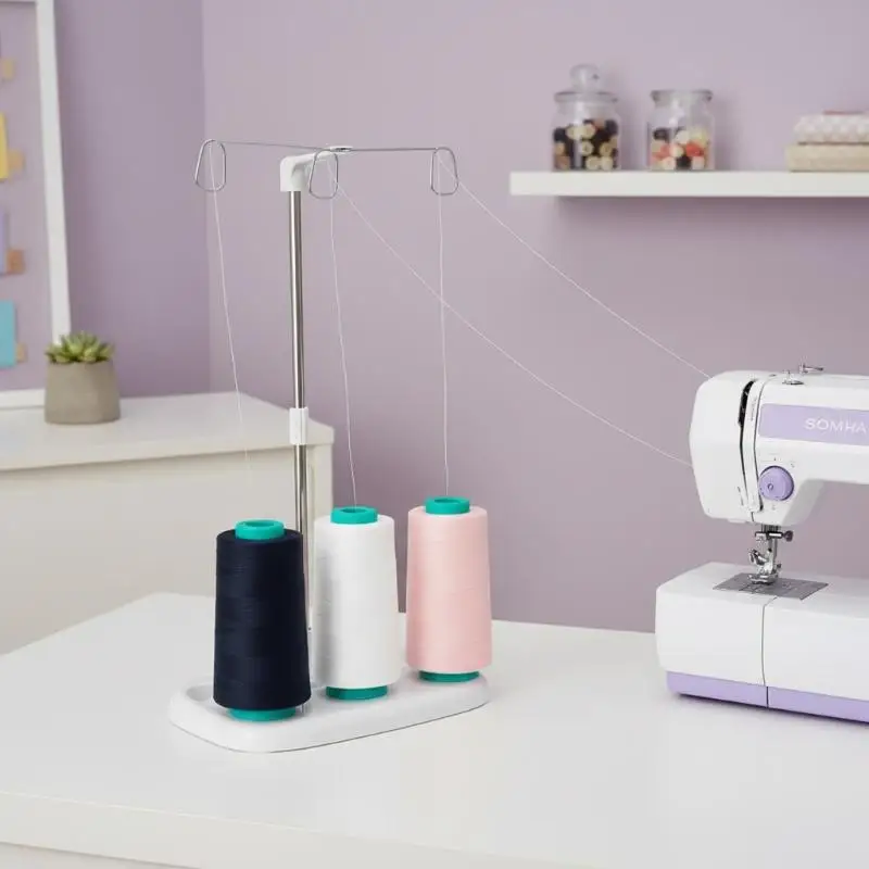 Sturdy Metal Cone Thread Stand with Spool Holder Optimized for Sewing and Overlock Machine Efficiency
Sturdy Metal Cone Thread Stand with Spool Holder Optimized for Sewing and Overlock Machine Efficiency
