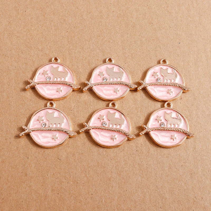 10pcs Cute Enamel Animal Cat Pendants Charms for Jewelry Making Earrings Necklaces DIY Bracelet Accessories Supplies
10pcs Cute Enamel Animal Cat Pendants Charms for Jewelry Making Earrings Necklaces DIY Bracelet Accessories Supplies