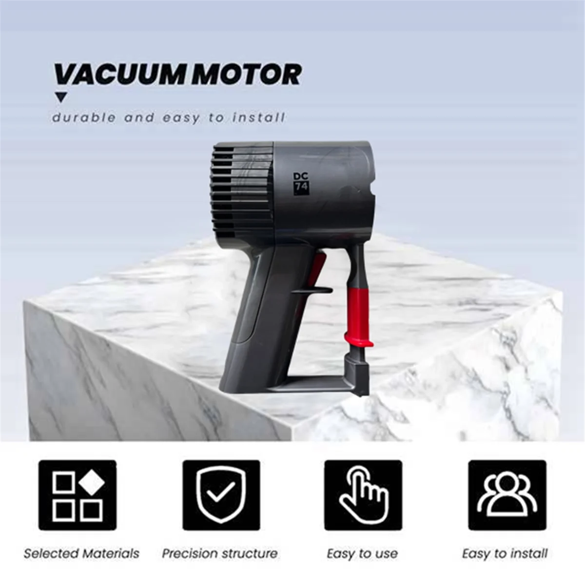 Vacuum Cleaner Accessories Vacuum Cleaner Motor Assembly for V6/DC62/DC59/DC74 Vacuum Attachments Replacement Motor Handle
Vacuum Cleaner Accessories Vacuum Cleaner Motor Assembly for V6/DC62/DC59/DC74 Vacuum Attachments Replacement Motor Handle