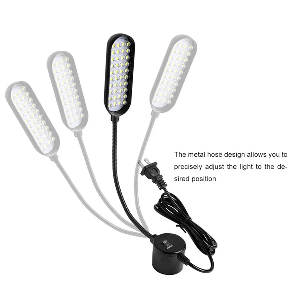 40 Leds Sewing Machine Light AC100-240V Flexible Gooseneck Strong Magnetic Base for Drill,Presses,Crafts EU/US Plug
40 Leds Sewing Machine Light AC100-240V Flexible Gooseneck Strong Magnetic Base for Drill,Presses,Crafts EU/US Plug