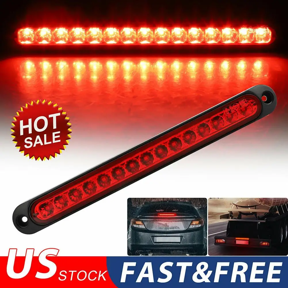 10" 15 LED Trailer Brake Tail Light Bar Stop Turn Tail Lights Assembly IP67 Waterproof For Marine Boat Offroad Truck
10" 15 LED Trailer Brake Tail Light Bar Stop Turn Tail Lights Assembly IP67 Waterproof For Marine Boat Offroad Truck