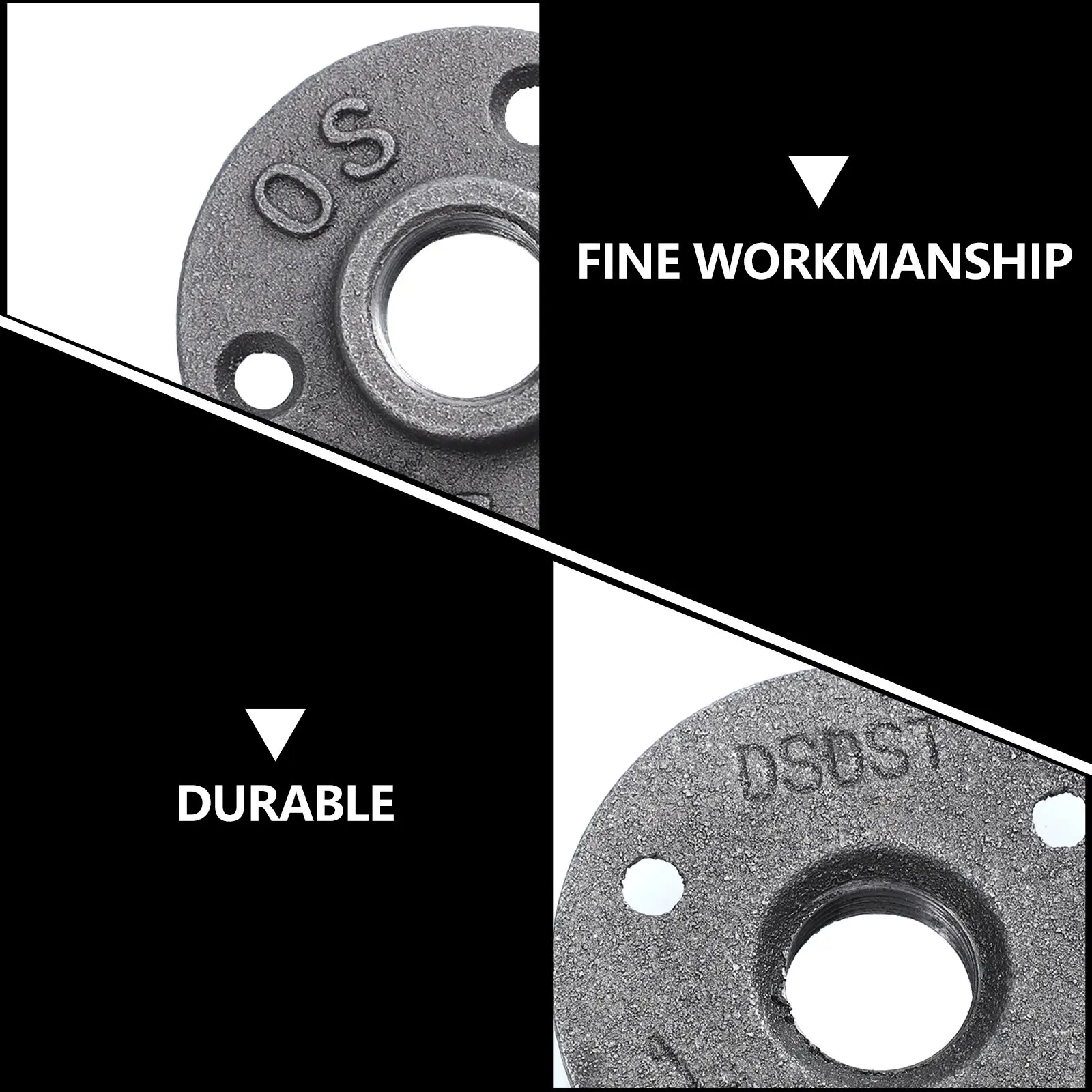 4Pcs Cast Iron Floor Flange Industrial Pipe Fittings Three Hole Mount Base for DIY Furniture Clothing Racks Shelving and
4Pcs Cast Iron Floor Flange Industrial Pipe Fittings Three Hole Mount Base for DIY Furniture Clothing Racks Shelving and