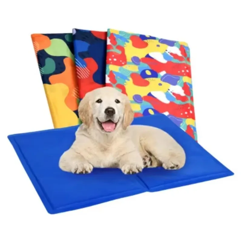 Summer Pet Cooling Gel Pad PVC Nylon Pressure Activated Non-Toxic Safe Materials Printed Animal Pattern Dog Cat Self Cooling Mat
Summer Pet Cooling Gel Pad PVC Nylon Pressure Activated Non-Toxic Safe Materials Printed Animal Pattern Dog Cat Self Cooling Mat