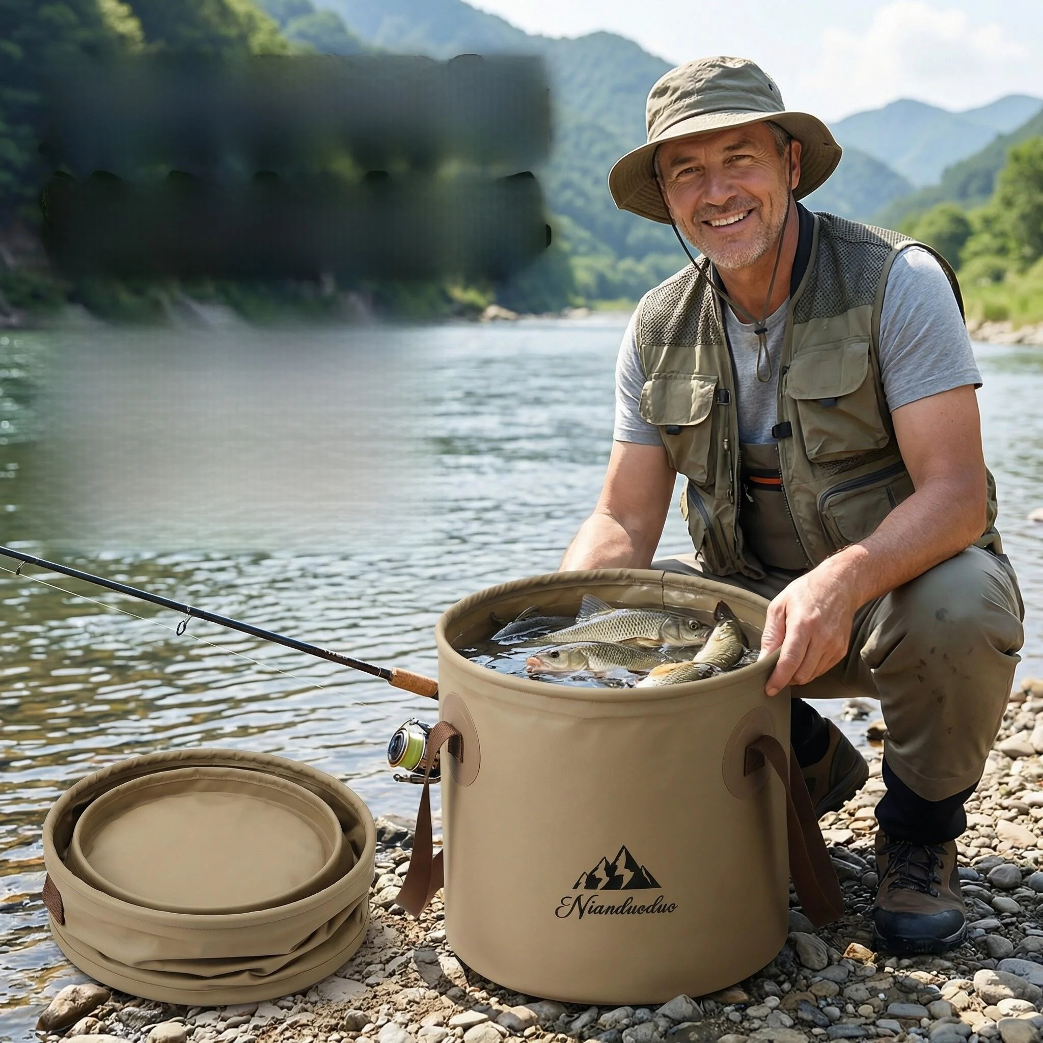 Portable Large Capacity Folding Bucket Travel Fishing Car Outdoor Camping Bathing Bucket Double Handle PVC Material
Portable Large Capacity Folding Bucket Travel Fishing Car Outdoor Camping Bathing Bucket Double Handle PVC Material