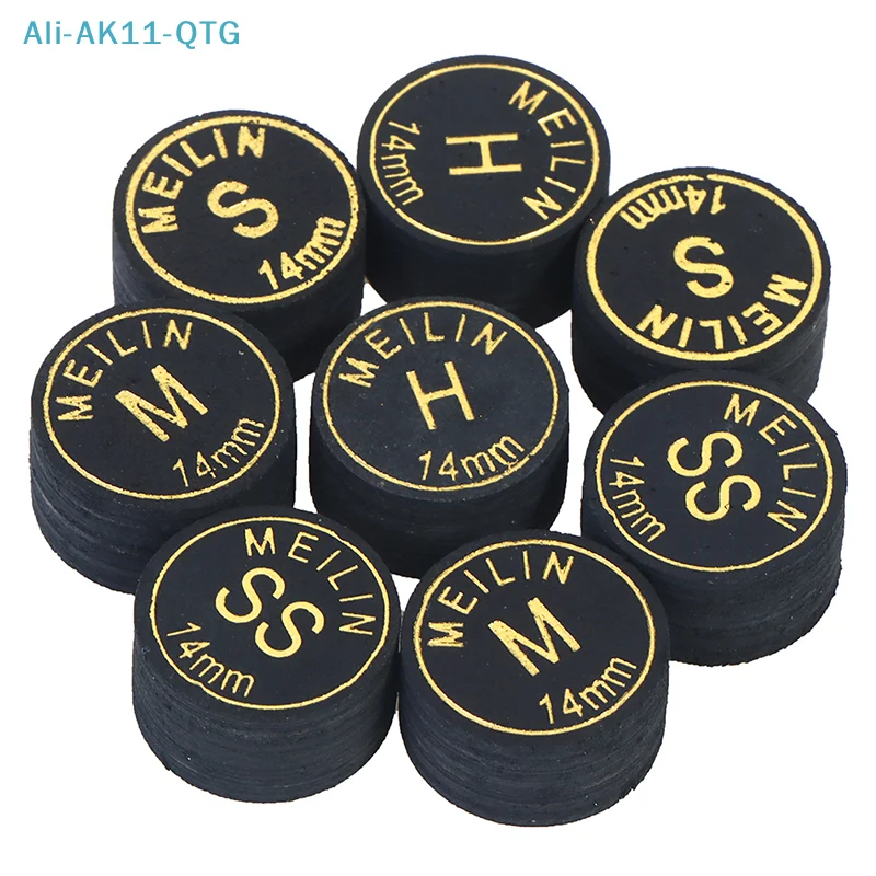 NEW 2pcs/Lot 14mm Japanese Cue Tip Quality Pool Billiard Pigskin Cue Tip 9 Layers Snooker Cue Tip
NEW 2pcs/Lot 14mm Japanese Cue Tip Quality Pool Billiard Pigskin Cue Tip 9 Layers Snooker Cue Tip