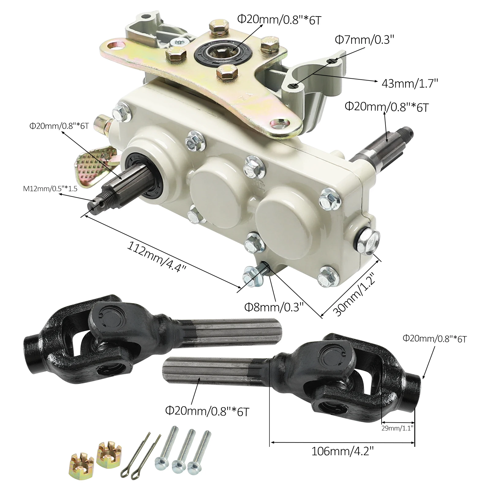 Полуось приводная передняя/задняя для квадроцикла 4WD, шарнирно-сочлененный приводной вал, коробка передач, поворотный рычаг, шины 7 дюймов для самостоятельной сборки квадроцикла/багги/вездехода
Полуось приводная передняя/задняя для квадроцикла 4WD, шарнирно-сочлененный приводной вал, коробка передач, поворотный рычаг, шины 7 дюймов для самостоятельной сборки квадроцикла/багги/вездехода