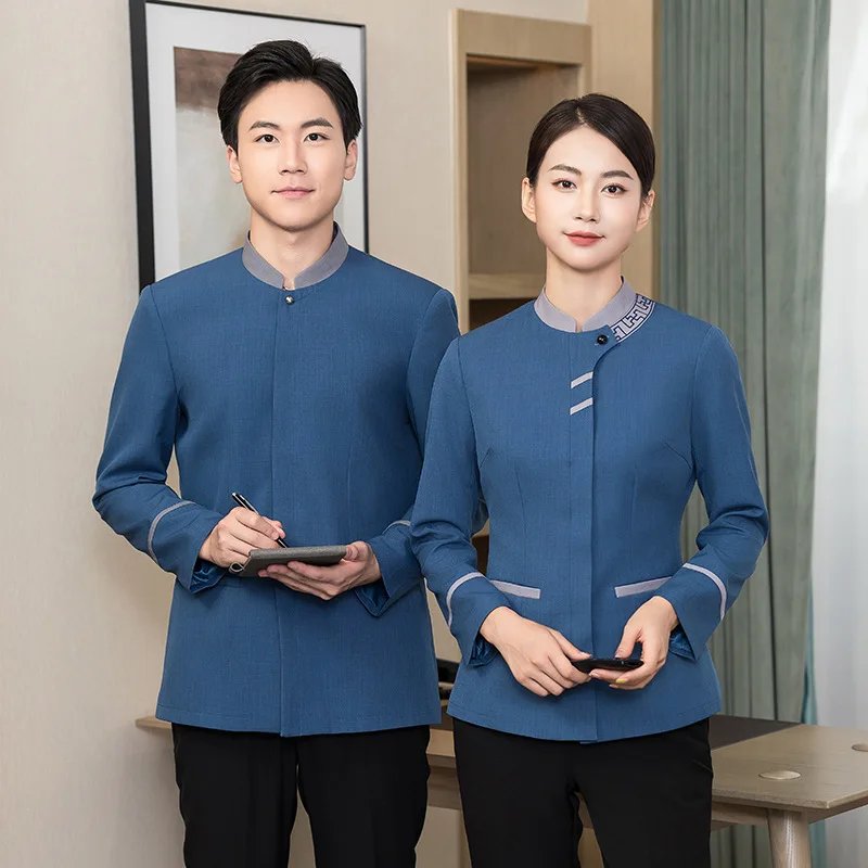 Long-sleeved cleaning workwear for women in hotels, guest rooms, property management, and domestic cleaning services, autumn and
Long-sleeved cleaning workwear for women in hotels, guest rooms, property management, and domestic cleaning services, autumn and