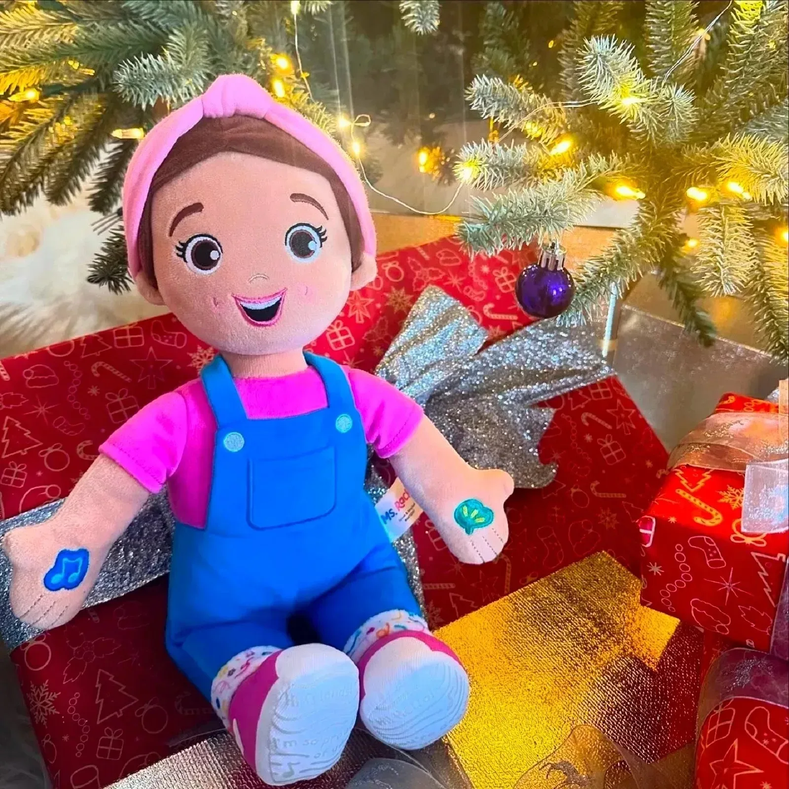 Cartoon* Ms Rachel Doll Toys Soft Stuffed Speak Singing Pillow Baby Toddler Sleeping Plush Doll Birthday Gifts for Girls Boys
Cartoon* Ms Rachel Doll Toys Soft Stuffed Speak Singing Pillow Baby Toddler Sleeping Plush Doll Birthday Gifts for Girls Boys