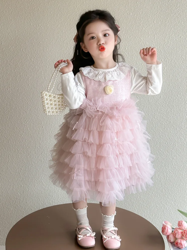 Girls' Dress Set Spring Outfit2025New Stylish Mesh Dress Baby Formal Dress Spring Autumn Children's Princess Dress
Girls' Dress Set Spring Outfit2025New Stylish Mesh Dress Baby Formal Dress Spring Autumn Children's Princess Dress
