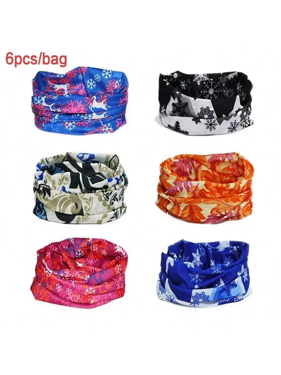 6pcs Pack Outdoor Sports Seamless Magic Scarf Wind Sun Protection Face Neck Cover Ski Mask
6pcs Pack Outdoor Sports Seamless Magic Scarf Wind Sun Protection Face Neck Cover Ski Mask