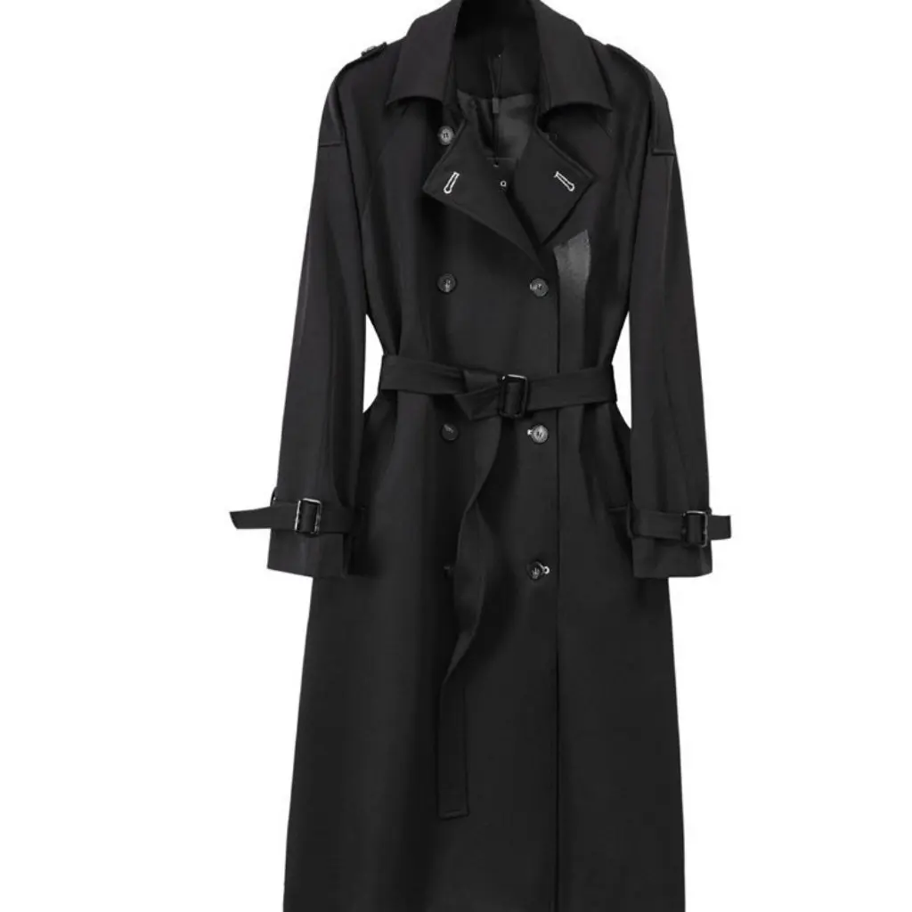 Tall Women's Ankle-Length Trench Coat Extra-Long British Style Early Spring And Autumn Windbreaker for Ladies
Tall Women's Ankle-Length Trench Coat Extra-Long British Style Early Spring And Autumn Windbreaker for Ladies
