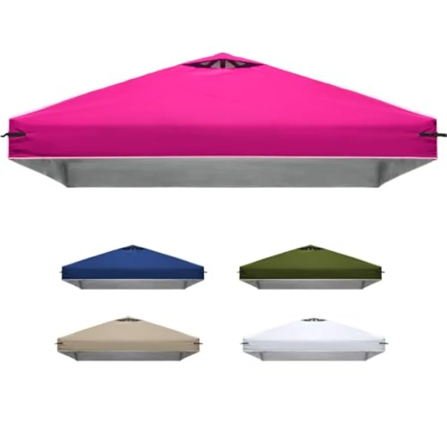 10x10 Canopy Replacement Top Cover with Air Vents for ez up Pop up Canopy Gazebo Tent with Adjustable Straps, Waterproof and An
10x10 Canopy Replacement Top Cover with Air Vents for ez up Pop up Canopy Gazebo Tent with Adjustable Straps, Waterproof and An