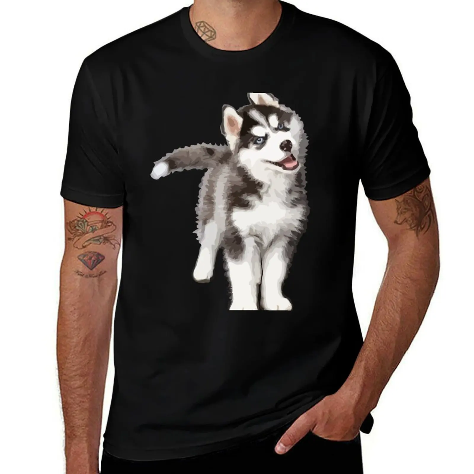 Pomsky Portrait - Pomsky Lover Gift - Cute Puppy T-Shirt man t shirts cotton g man t shirts for men T-Shirt
Pomsky Portrait - Pomsky Lover Gift - Cute Puppy T-Shirt man t shirts cotton g man t shirts for men T-Shirt