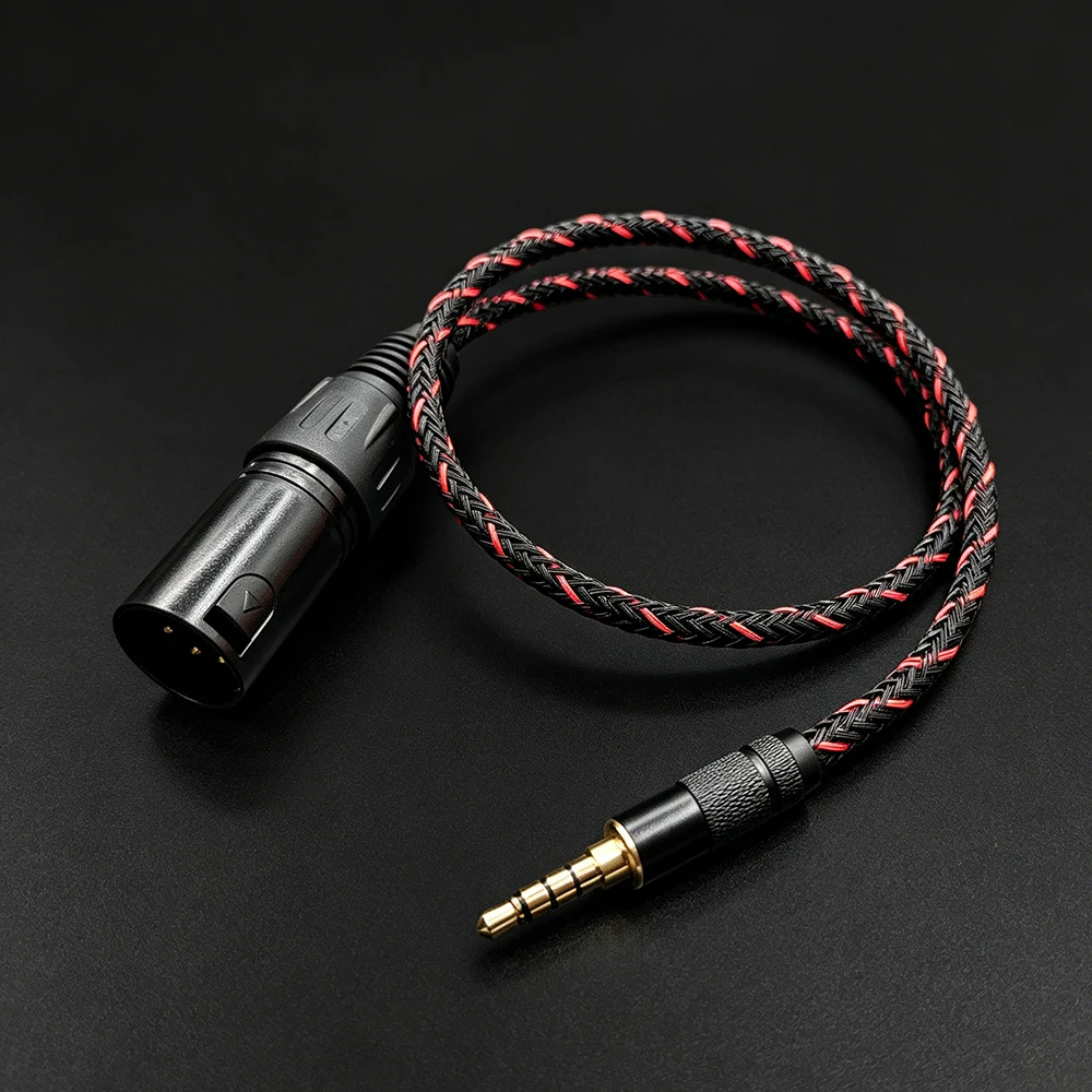 Aouyade XLR 4-Pin male/Female to 3.5mm 1/8" TRRS Plug Audio Balanced Adapter Cable
Aouyade XLR 4-Pin male/Female to 3.5mm 1/8" TRRS Plug Audio Balanced Adapter Cable