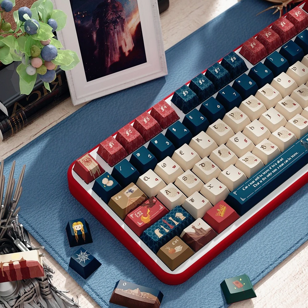 Chill Out 158 клавиш Cherry Keycap Set PBT Термосублимационный колпачок для игровой механической клавиатуры 60/64/84/98/108 MX Switch
Chill Out 158 клавиш Cherry Keycap Set PBT Термосублимационный колпачок для игровой механической клавиатуры 60/64/84/98/108 MX Switch