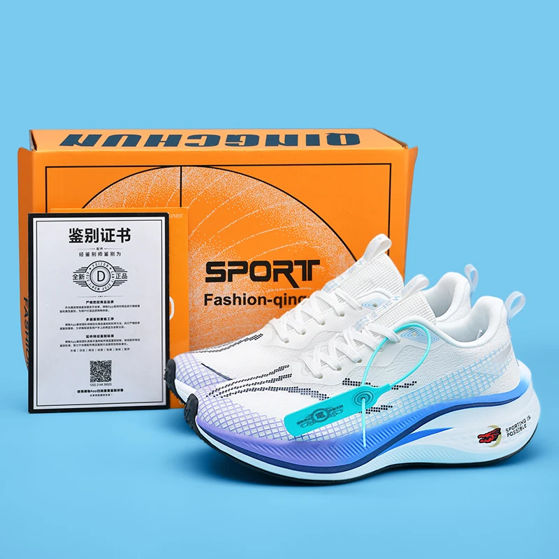 Мужская спортивная обувь, легкие гоночные кроссовки из карбоновой пластины, зимняя амортизация, противоскользящие, износостойкие, дышащие.
Мужская спортивная обувь, легкие гоночные кроссовки из карбоновой пластины, зимняя амортизация, противоскользящие, износостойкие, дышащие.