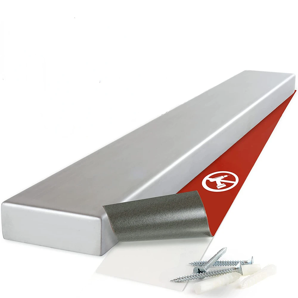 Punch Free Stainless Steel Magnet Knife Holder Wall Mount Self Adhesive Kitchen Magnet Magnetic Knife Holder Tool Organizer
Punch Free Stainless Steel Magnet Knife Holder Wall Mount Self Adhesive Kitchen Magnet Magnetic Knife Holder Tool Organizer