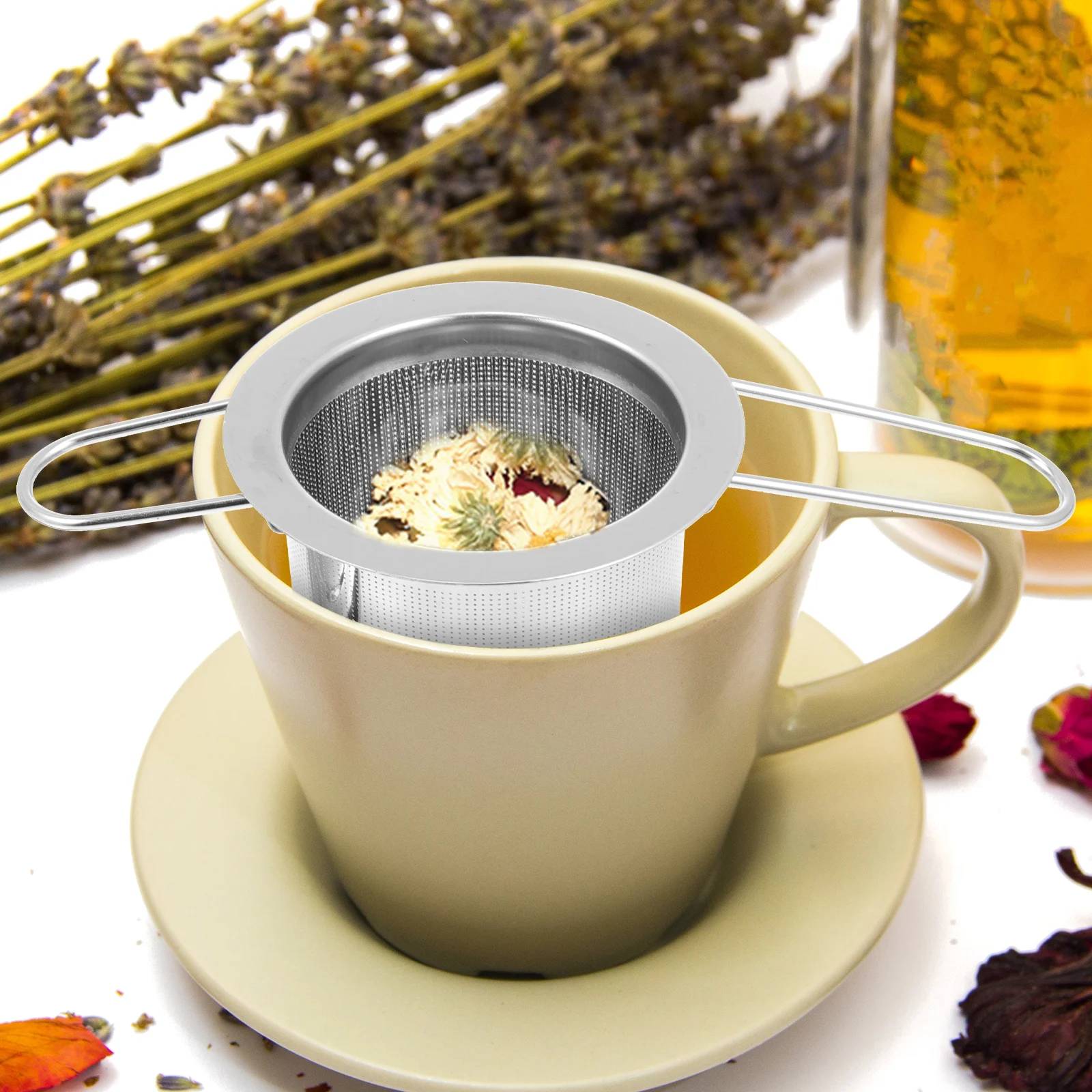 Folding Tea Strainer Screen Basket Stainless Steel 304 Practical Infuser Home Office Use Tea Filter Tool High Quality Durability
Folding Tea Strainer Screen Basket Stainless Steel 304 Practical Infuser Home Office Use Tea Filter Tool High Quality Durability