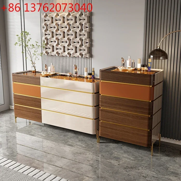 Italian light luxury bucket cabinet modern simple solid wood bedside cabinet living room eight bucket cabinet
Italian light luxury bucket cabinet modern simple solid wood bedside cabinet living room eight bucket cabinet
