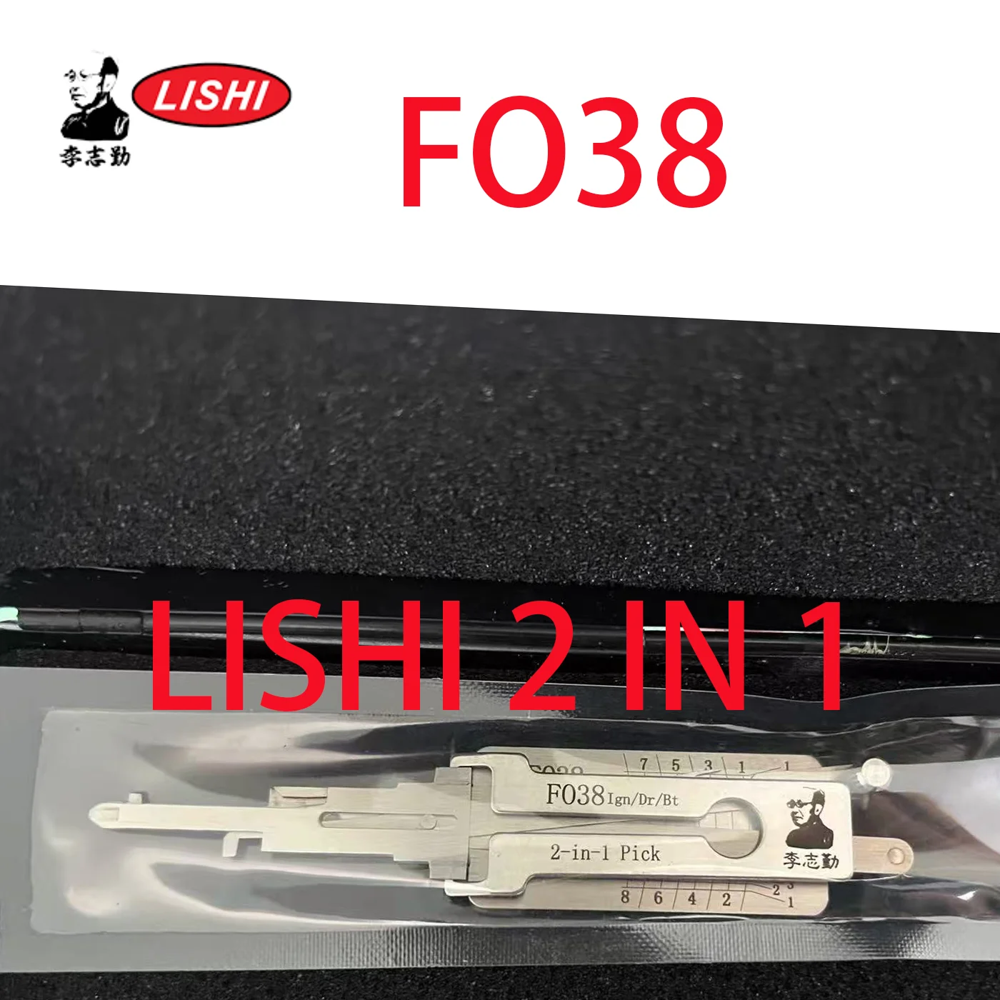 LISHI 2-в-1 Фрезерный инструмент LISHI Pick/Decoder FO38 Слесарный инструмент
LISHI 2-в-1 Фрезерный инструмент LISHI Pick/Decoder FO38 Слесарный инструмент
