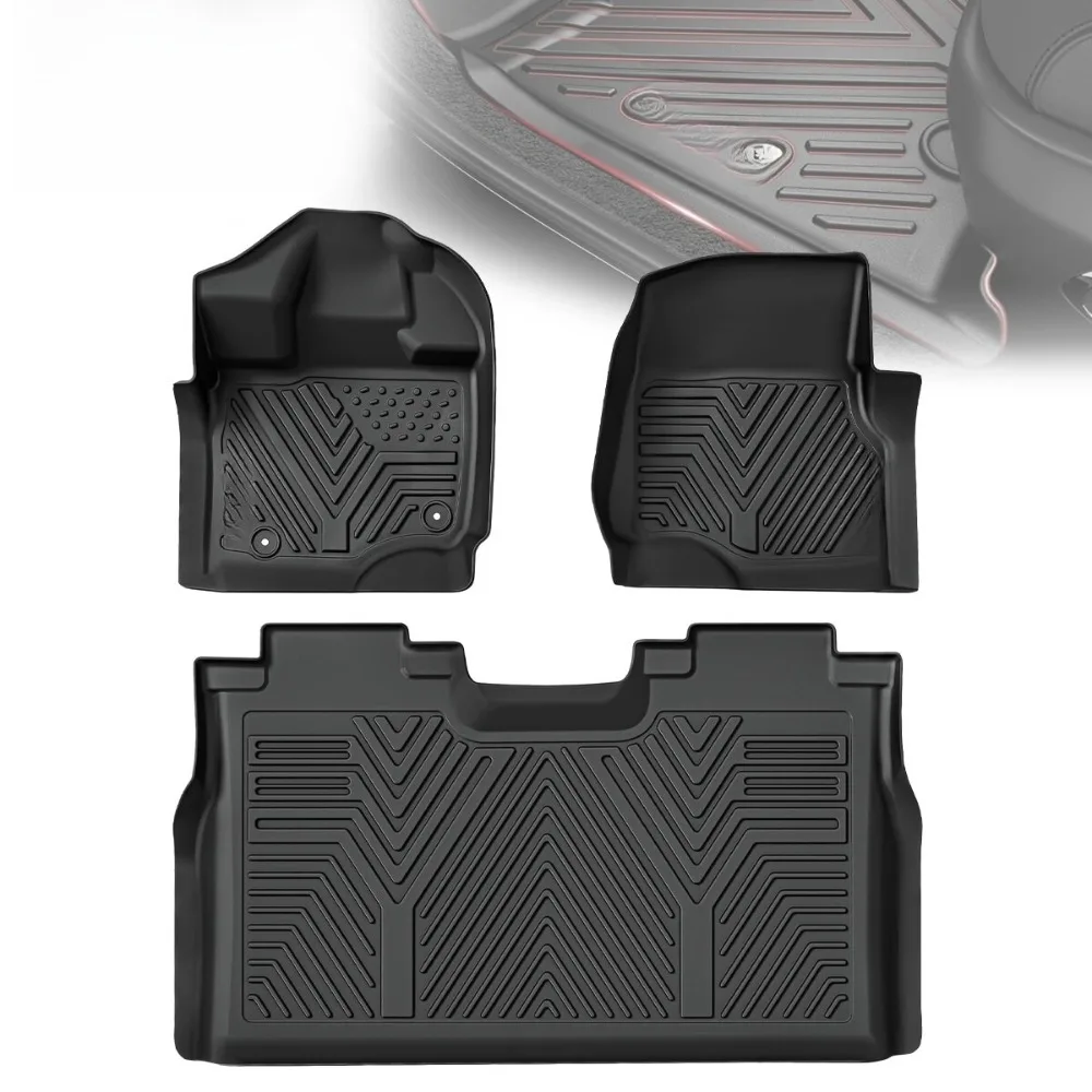 YITAMOTOR Floor Mats for 2015-2026 Ford F-150/Lightning Super Crew Cab Liners
YITAMOTOR Floor Mats for 2015-2026 Ford F-150/Lightning Super Crew Cab Liners