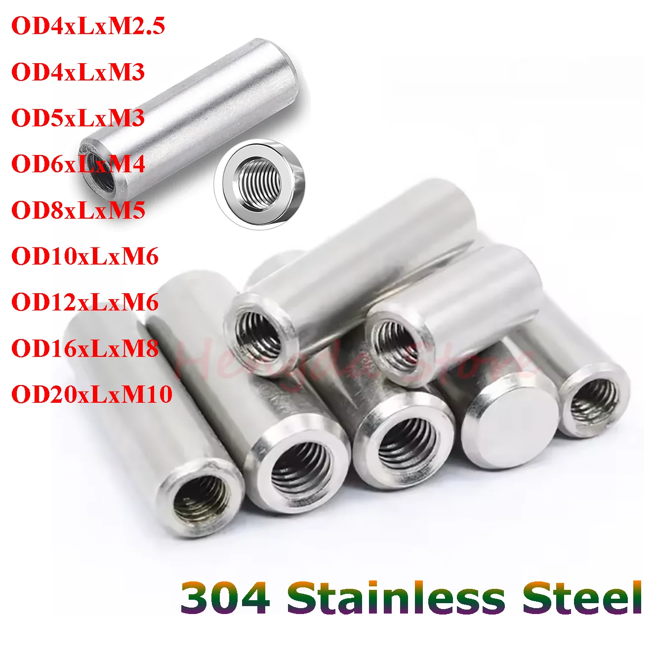 M2.5 M3 M4 M5 M6 M8 M10 GB120 304 Stainless Steel Molding Embedded Internal Thread Bearing Cylindrical Roll Blind Dowel Pin
M2.5 M3 M4 M5 M6 M8 M10 GB120 304 Stainless Steel Molding Embedded Internal Thread Bearing Cylindrical Roll Blind Dowel Pin