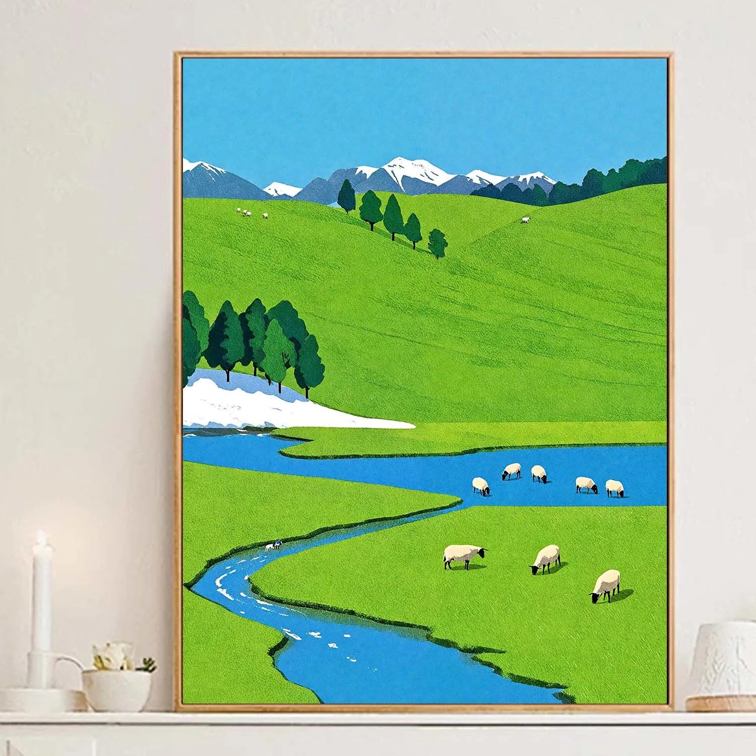1-0141 Summer Green Forest Oil Painting, Nature Landscape Art, Handmade Canvas Wall Decor
1-0141 Summer Green Forest Oil Painting, Nature Landscape Art, Handmade Canvas Wall Decor