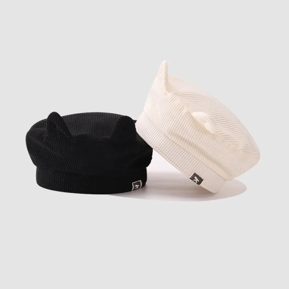Cartoon Cute Baby Corduroy Beret Korean Flat Top Cat Ear Beret Sweet Boy Girl Duck Tongue Cap 2-6 Years
Cartoon Cute Baby Corduroy Beret Korean Flat Top Cat Ear Beret Sweet Boy Girl Duck Tongue Cap 2-6 Years