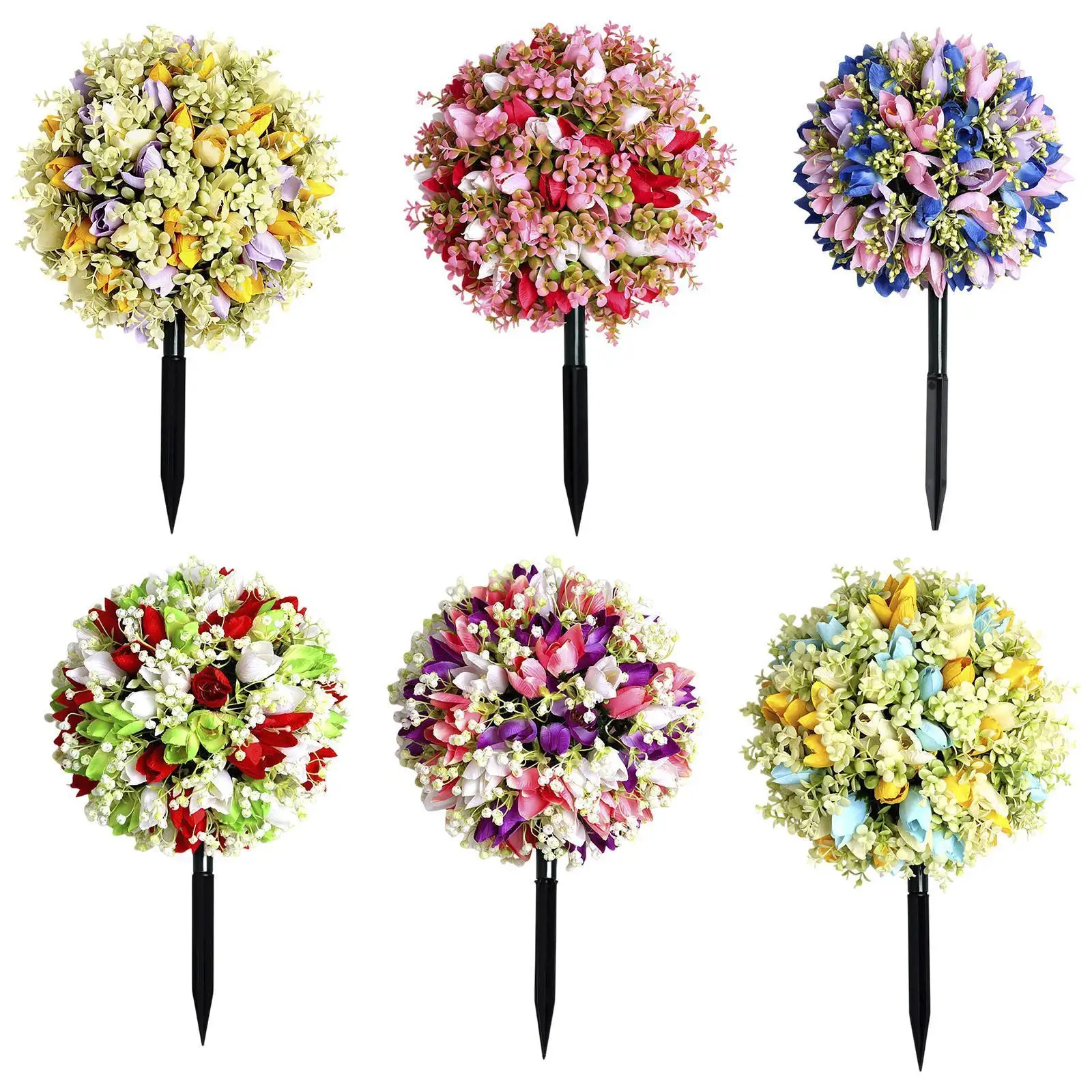 Artificial Flower Garden Stake Photo Props Ornament for Lawn Flower Bed Yard
Artificial Flower Garden Stake Photo Props Ornament for Lawn Flower Bed Yard